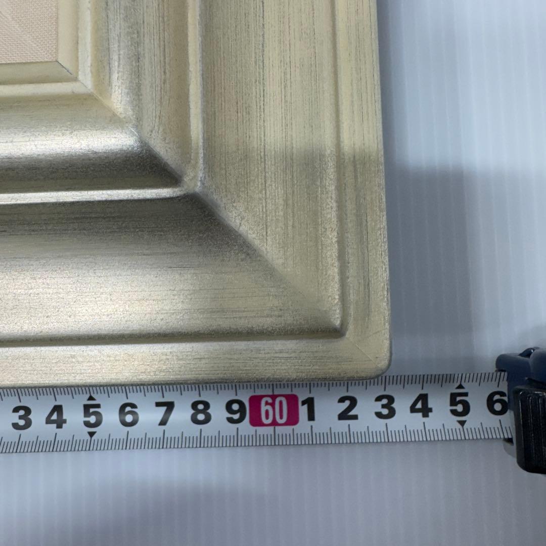 【美品】 油彩絵画 同志社 arte mondo 弦城 IV 額縁 銀 F8