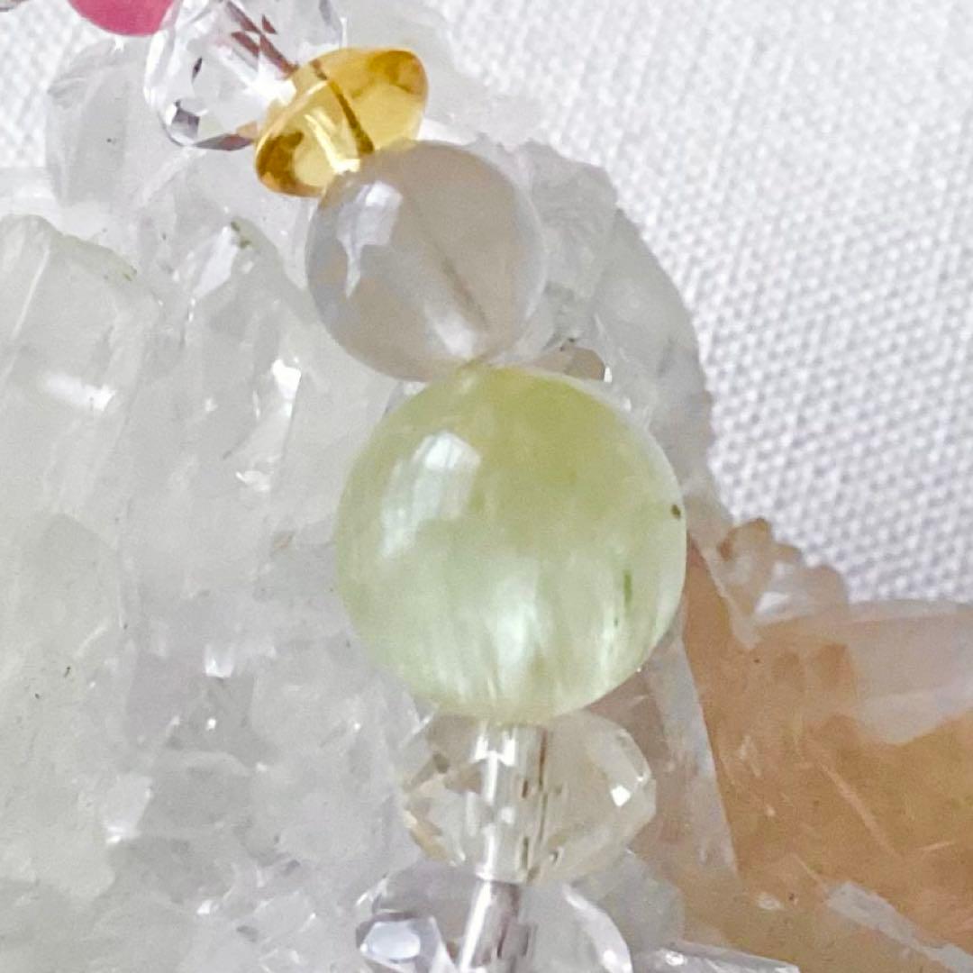 天然石★ブレスレット ストロベリークォーツ ♪ 374