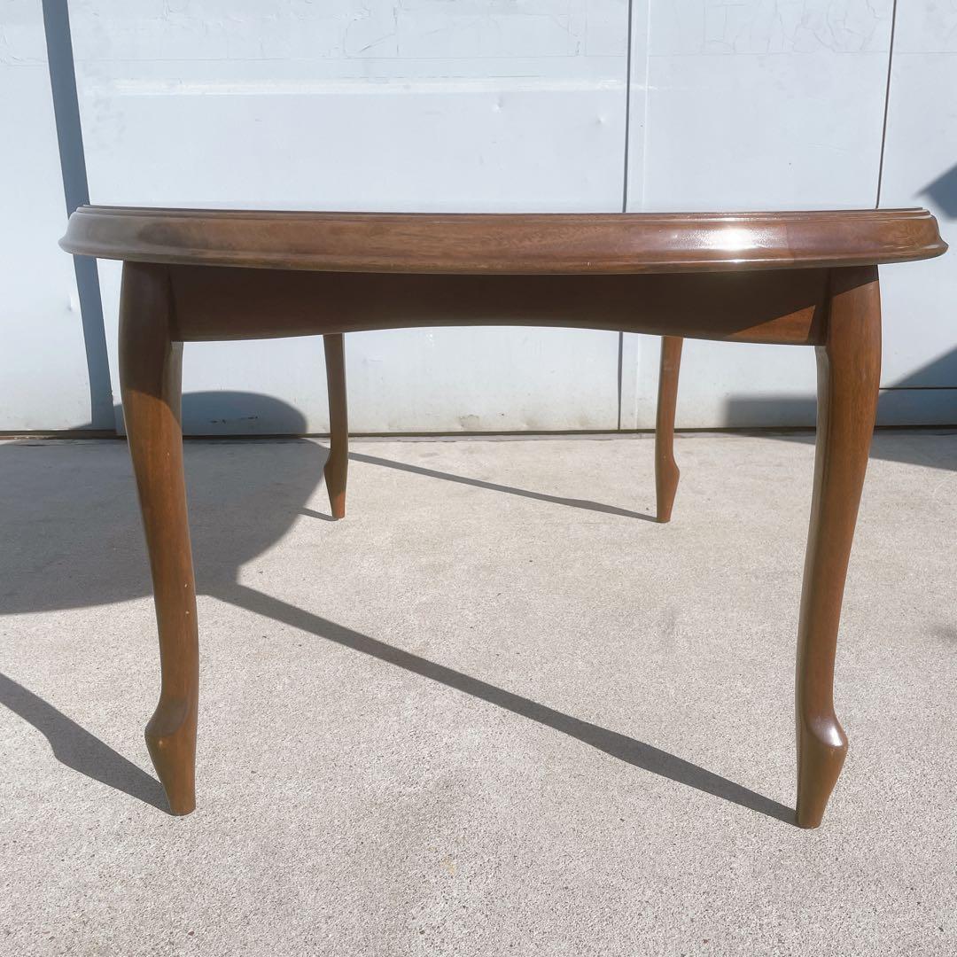 【美品】maruni マルニ アンティーク 猫脚ダイニングテーブル 昭和レトロ