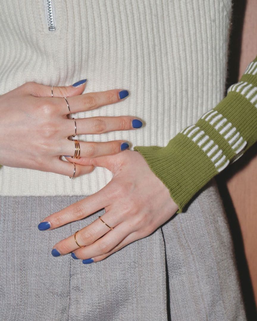 アクセサリー TODAYFULL Thin Ring 5 Set (Silver 925)