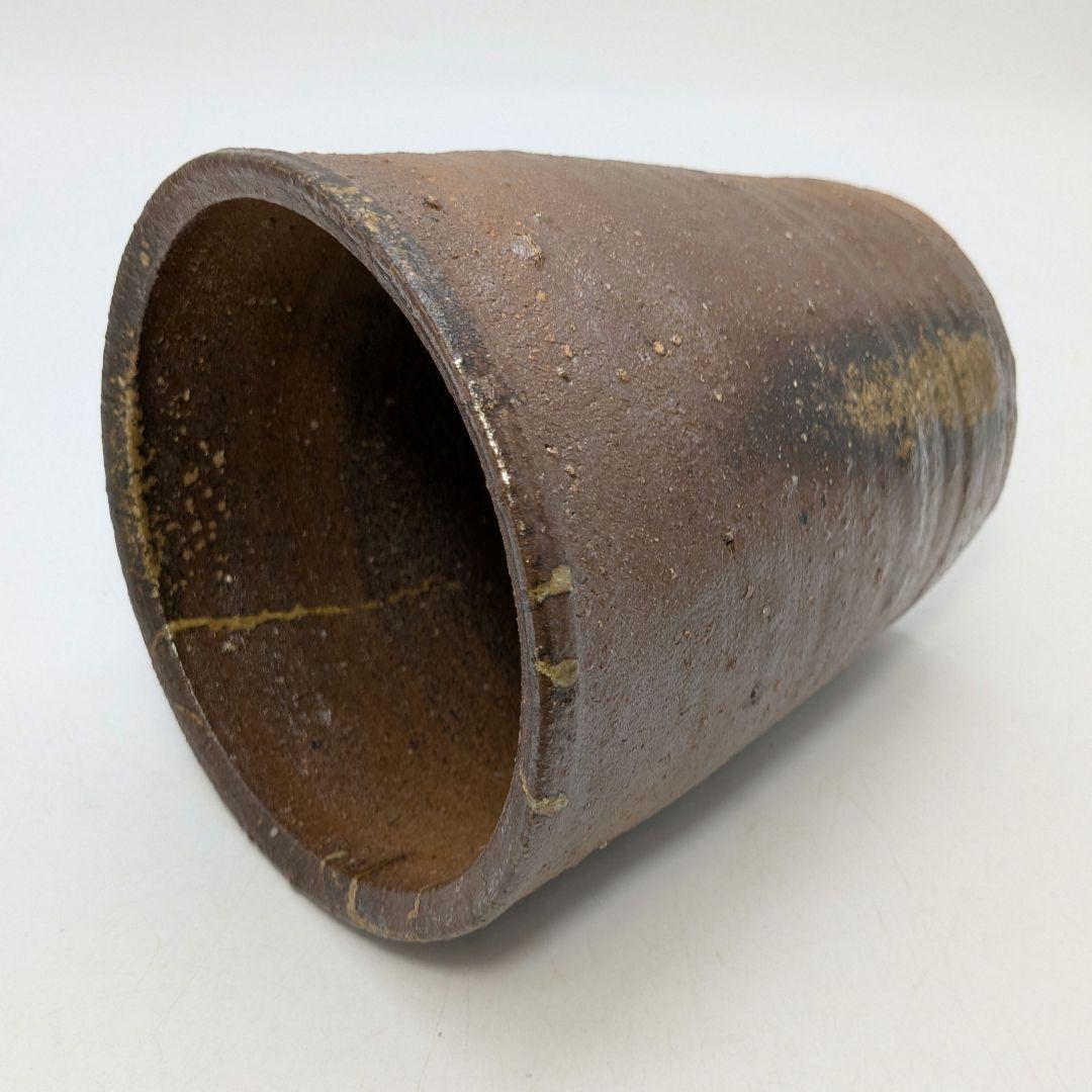 岡山県重要無形文化財 森陶岳 備前焼 水指 共箱共布栞 塗蓋 抹茶道具 茶器