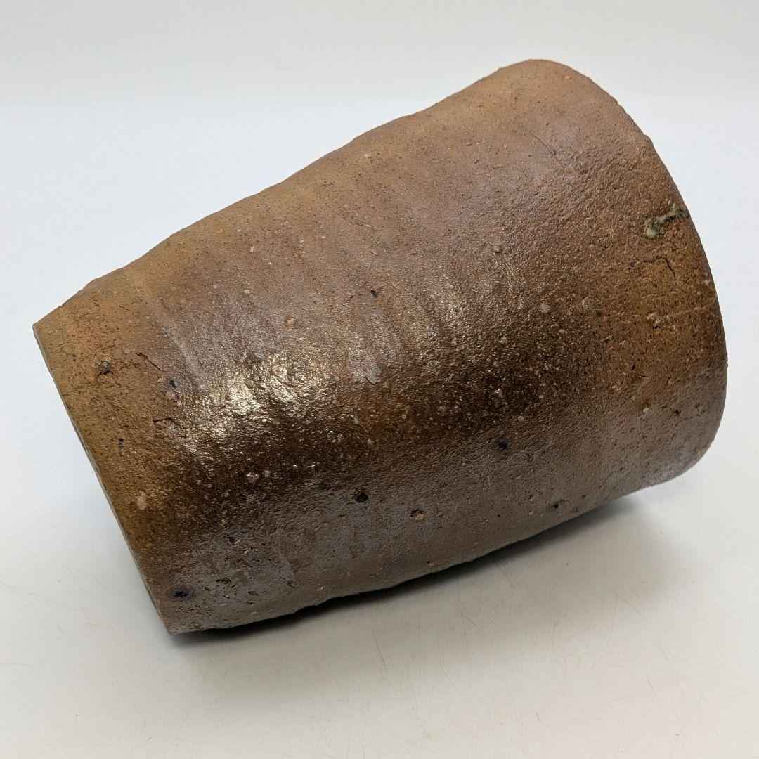 岡山県重要無形文化財 森陶岳 備前焼 水指 共箱共布栞 塗蓋 抹茶道具 茶器