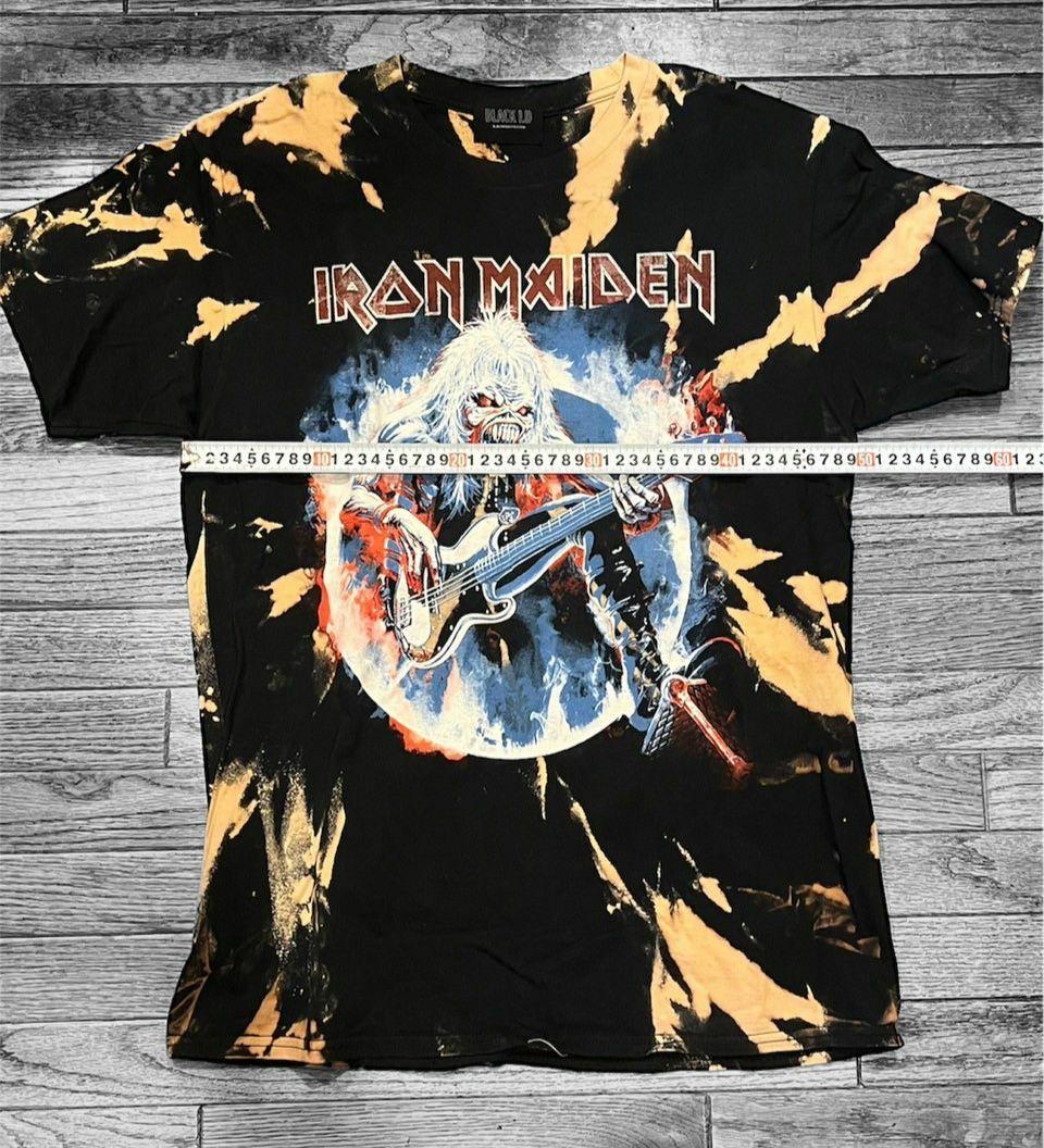 一点物 IRON MAIDEN アイアン・メイデン タイダイ染め Tシャツ