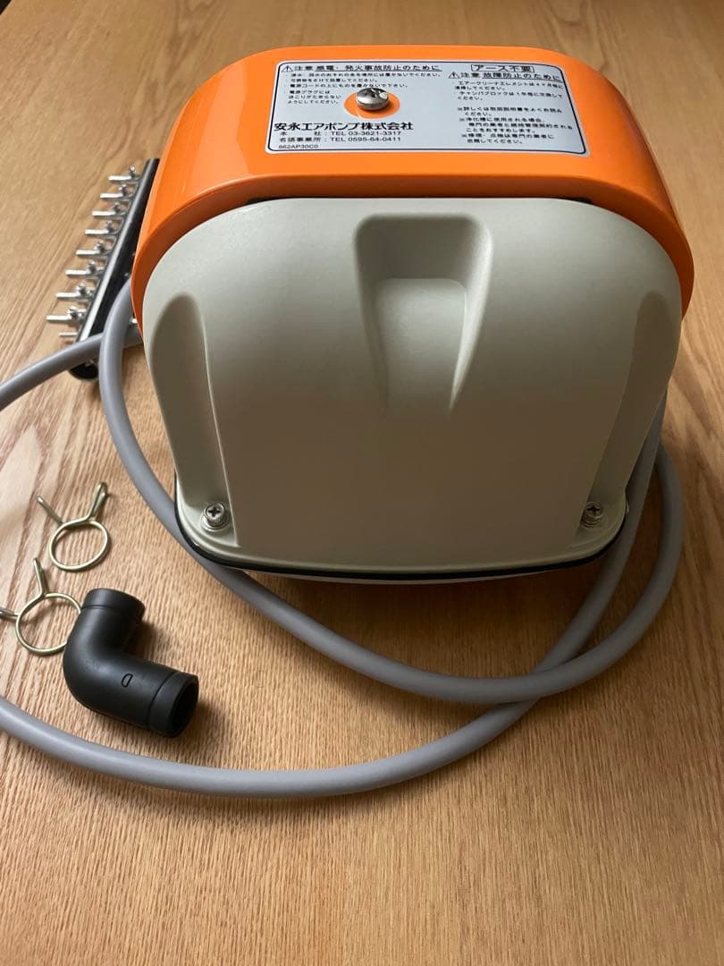 【安永エアポンプ】AP-40P エアー 分配器 ステンレス 16連 セット