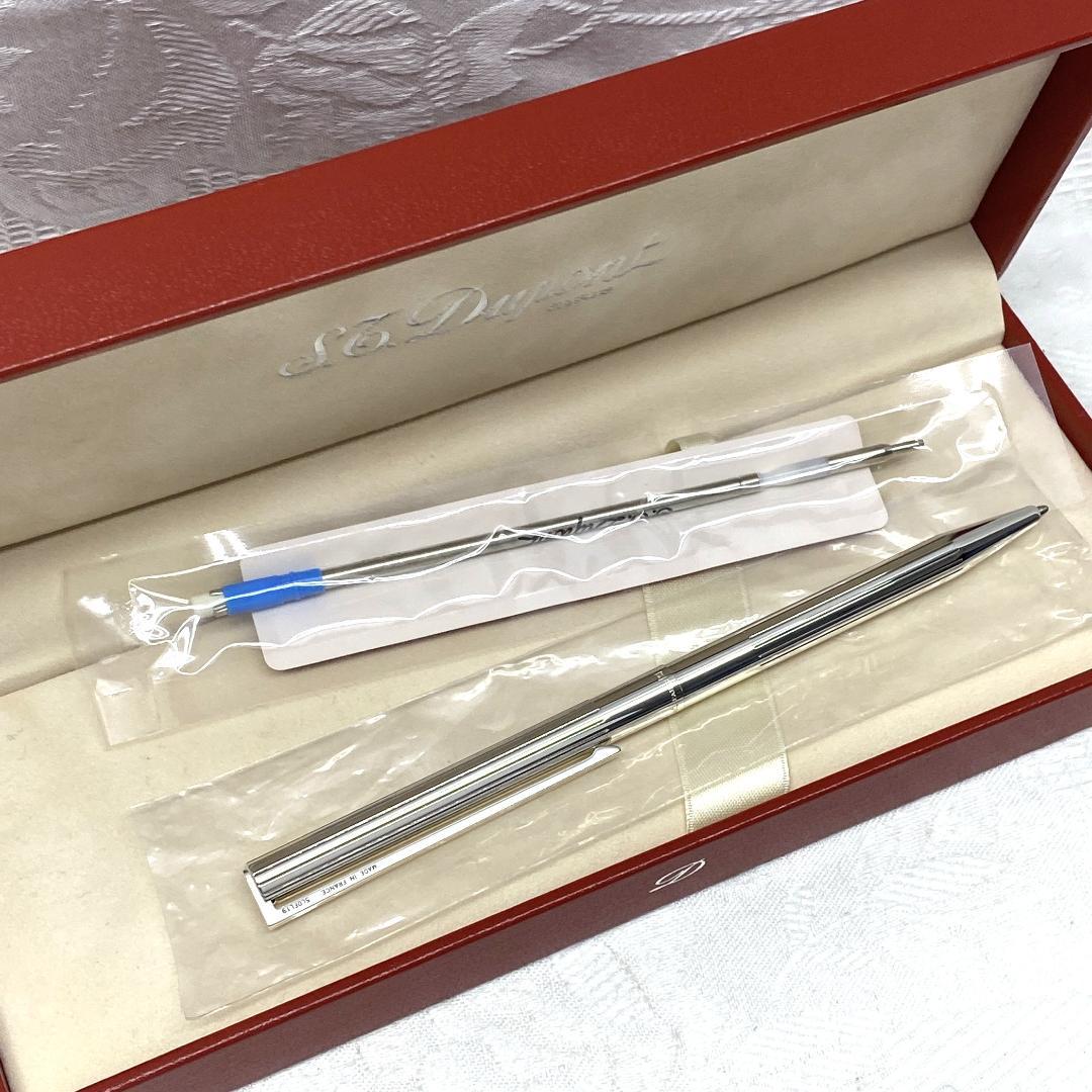 S.T. Dupont デュポン シャープペン&ボールペン シルバースリム