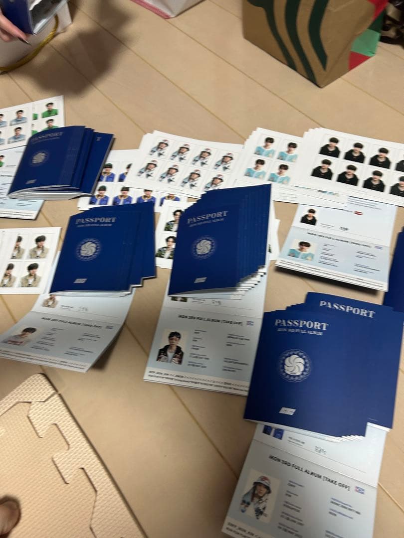 iKON TAKE OFF パスポートフォトブック＋IDカード＋証明写真　51枚