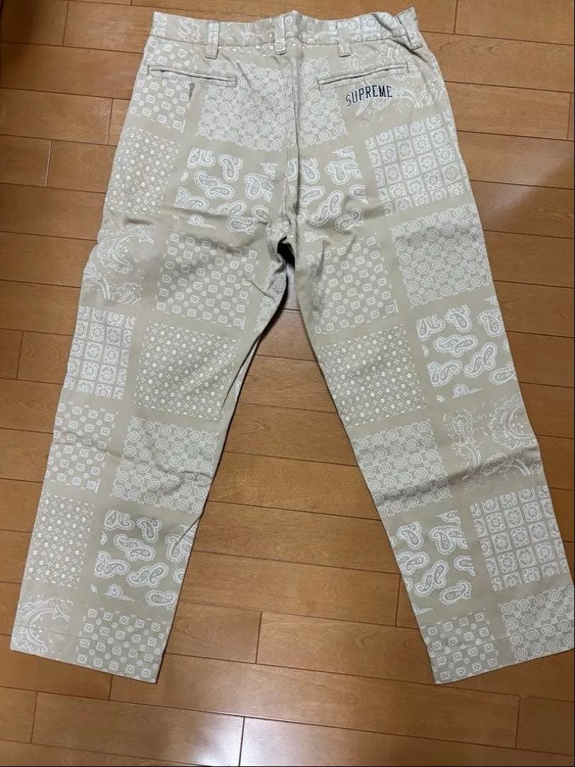 パンツ supreme Paisley Grid Chino Pant