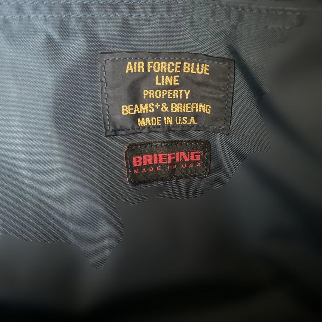 ぐ*う様 BRIEFING✖️BEAMS ビジネスバッグ　ネイビー　ビームス　ブ