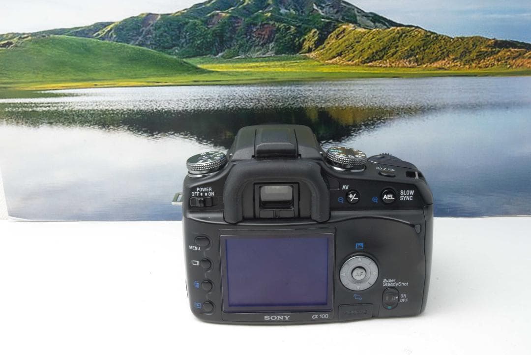SONY α 100 ダブルズーム★初心者 おすすめ　一眼レフカメラ　すぐ使える