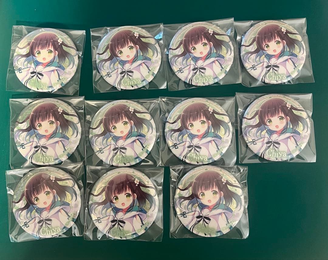 ごちうさ　千夜　缶バッジ　take out blue bird 11個