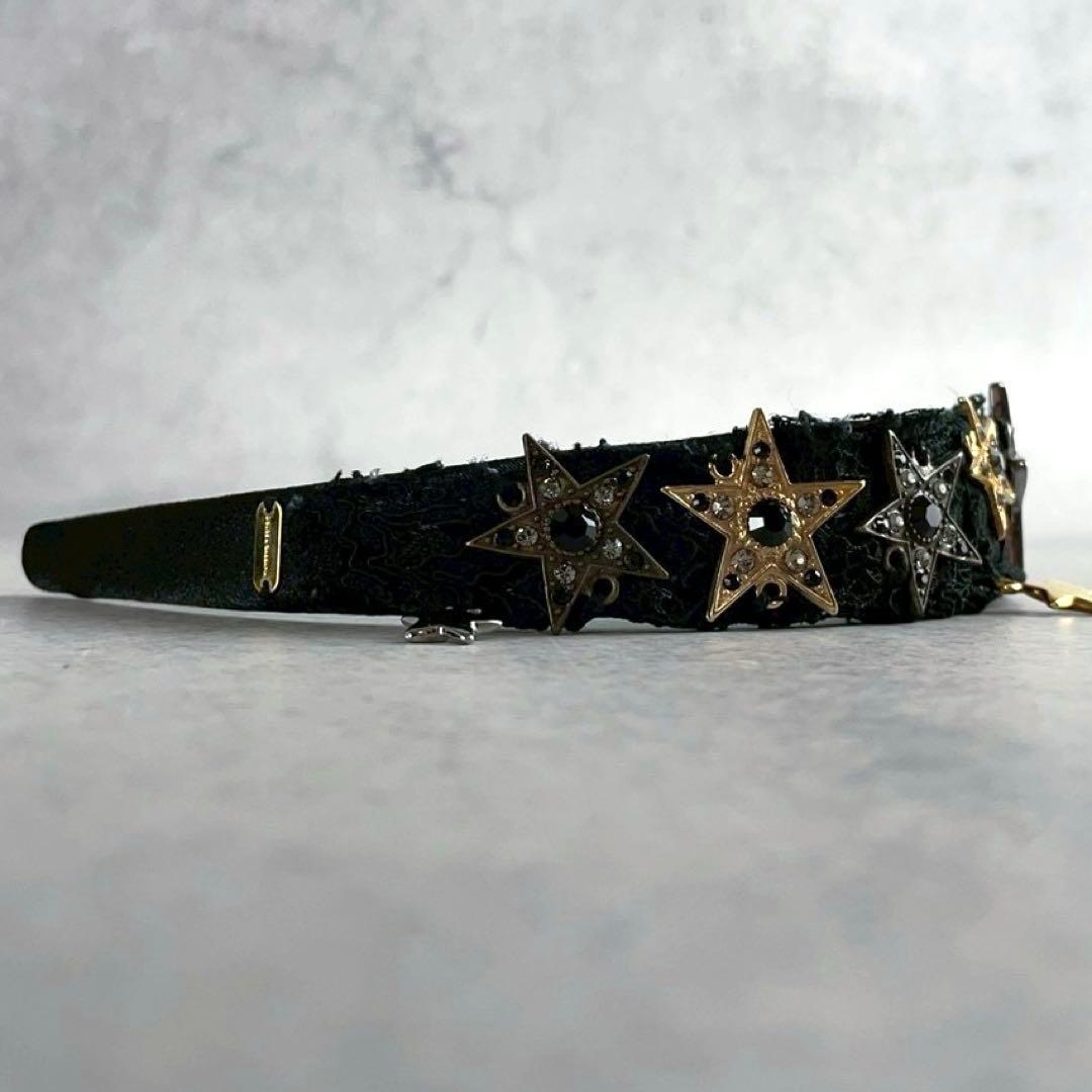 希少★ドルチェ＆ガッバーナ レース 星 カチューシャ ブラック レディース