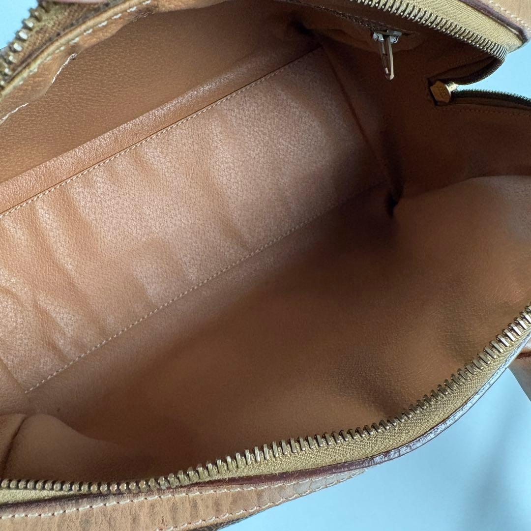 CELINE　ミニボストン　ハンドバッグ　マカダム ショルダー　2WAY　M13