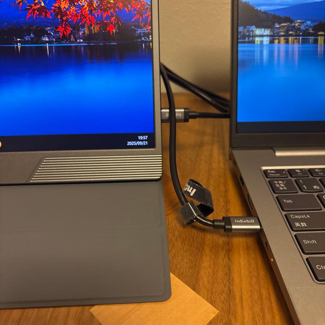 intehill モバイルモニター 4k 15.6インチ　非光沢　U15NA