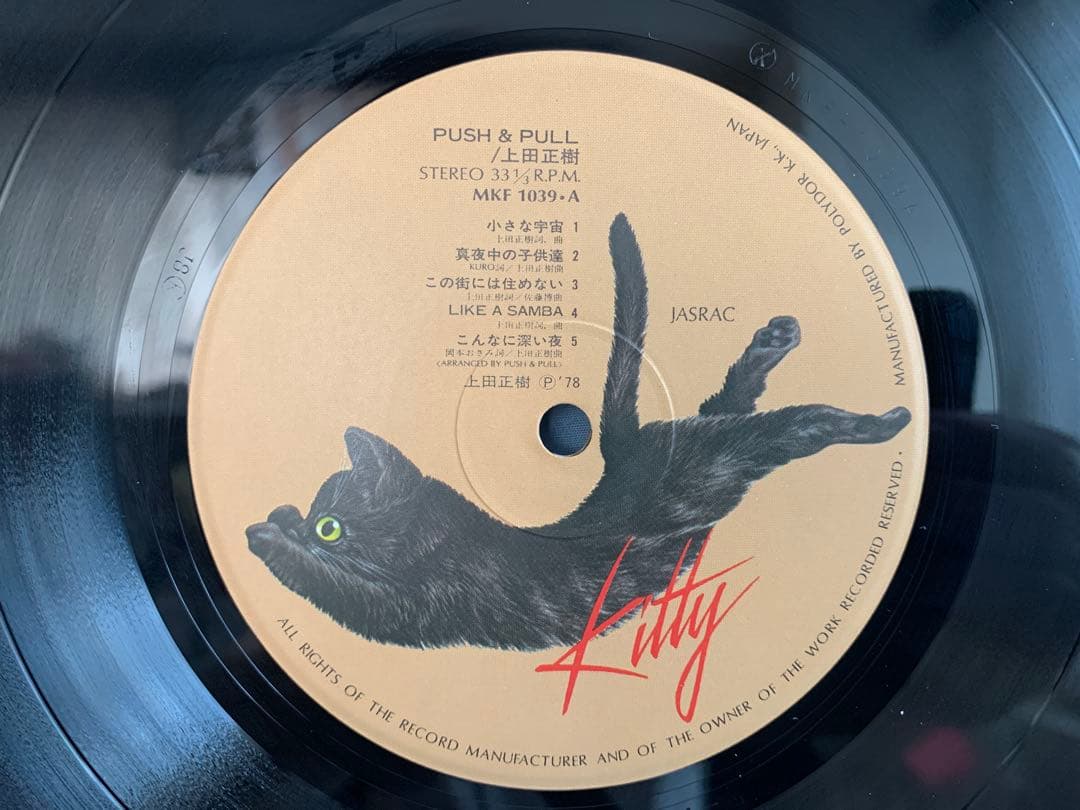 ◉上田正樹 PUSH& PULL レア美品！