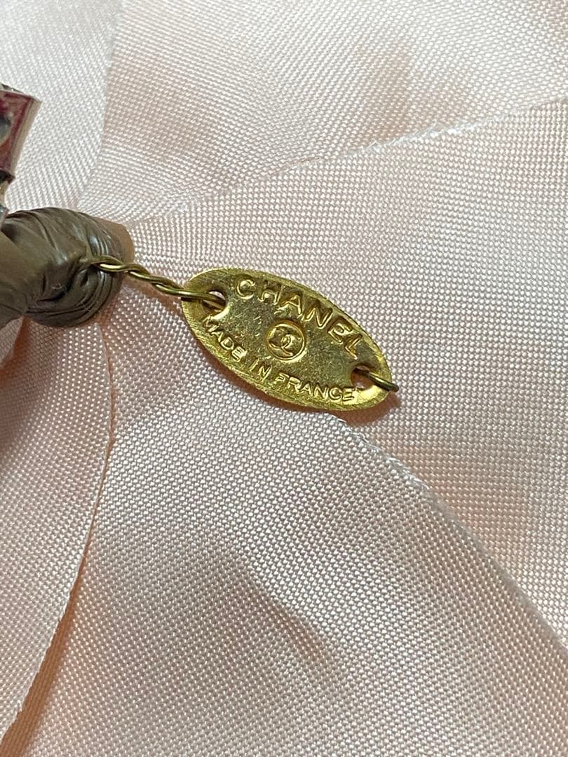 CHANEL シャネル カメリア コサージュ ブローチ ヴィンテージ ピンク