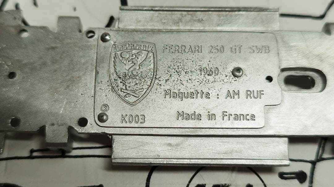 d*9様 Ferrari 250 SWB 1/43メタルキット。