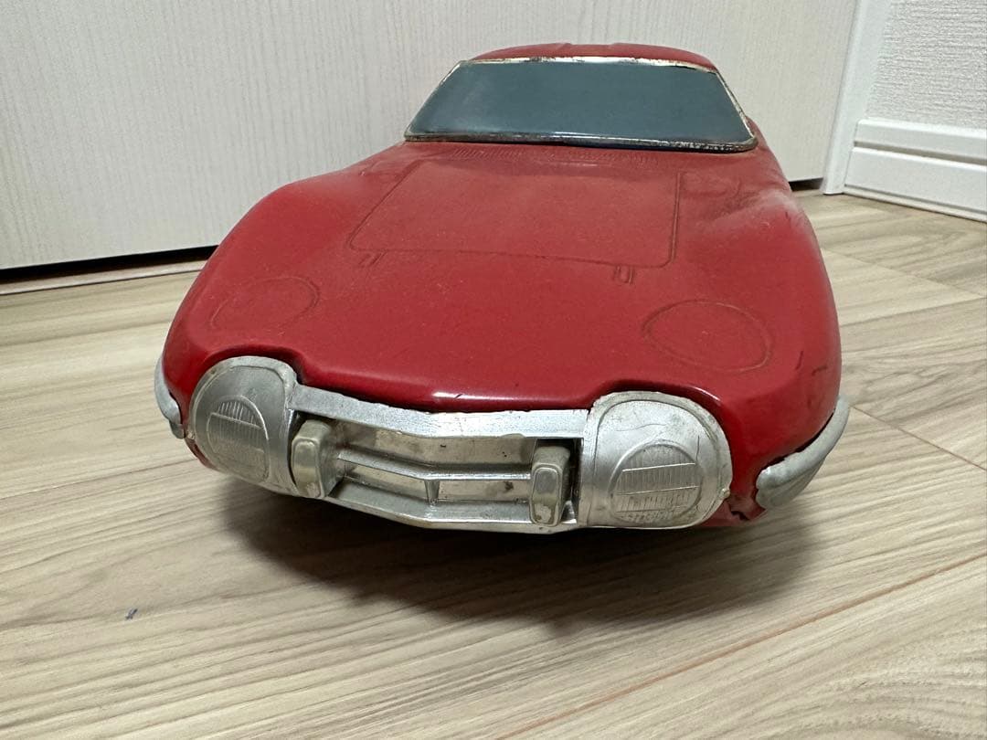 激レア！！アンティーク　トヨタ2000GT 赤　レトロなブリキ製！
