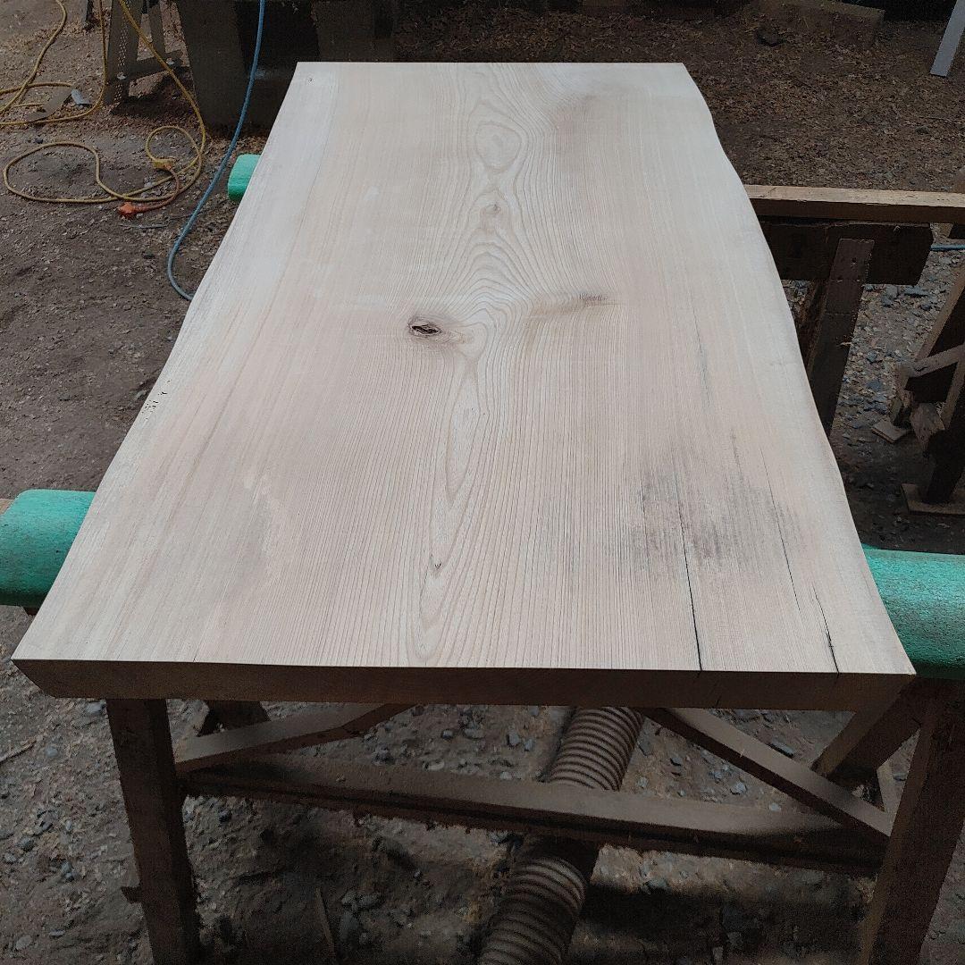送料込み　栓　セン　一枚板　無垢材　天板　テーブル　カウンター DIY番号78