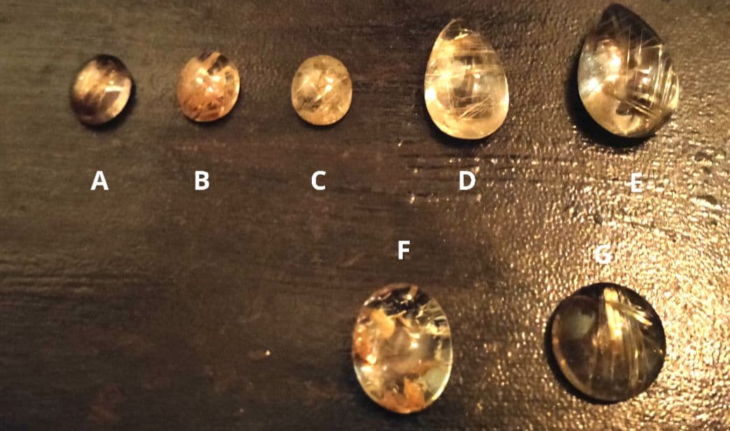 ルチルクォーツ ルース B