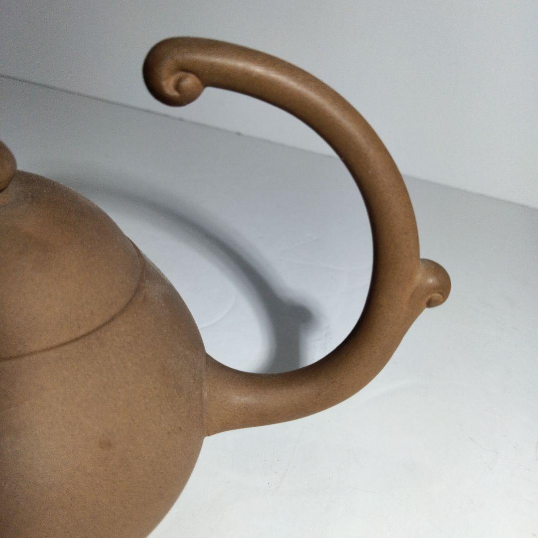 k27-1 中国古玩 朱泥上手急須 紫砂急須 在銘印有 時代唐物　D