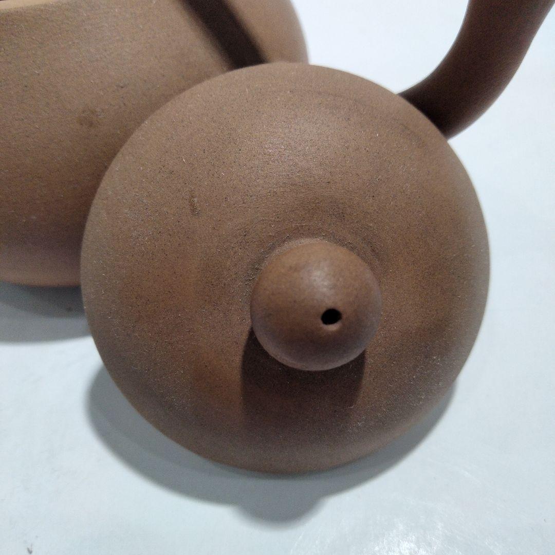 k27-1 中国古玩 朱泥上手急須 紫砂急須 在銘印有 時代唐物　D