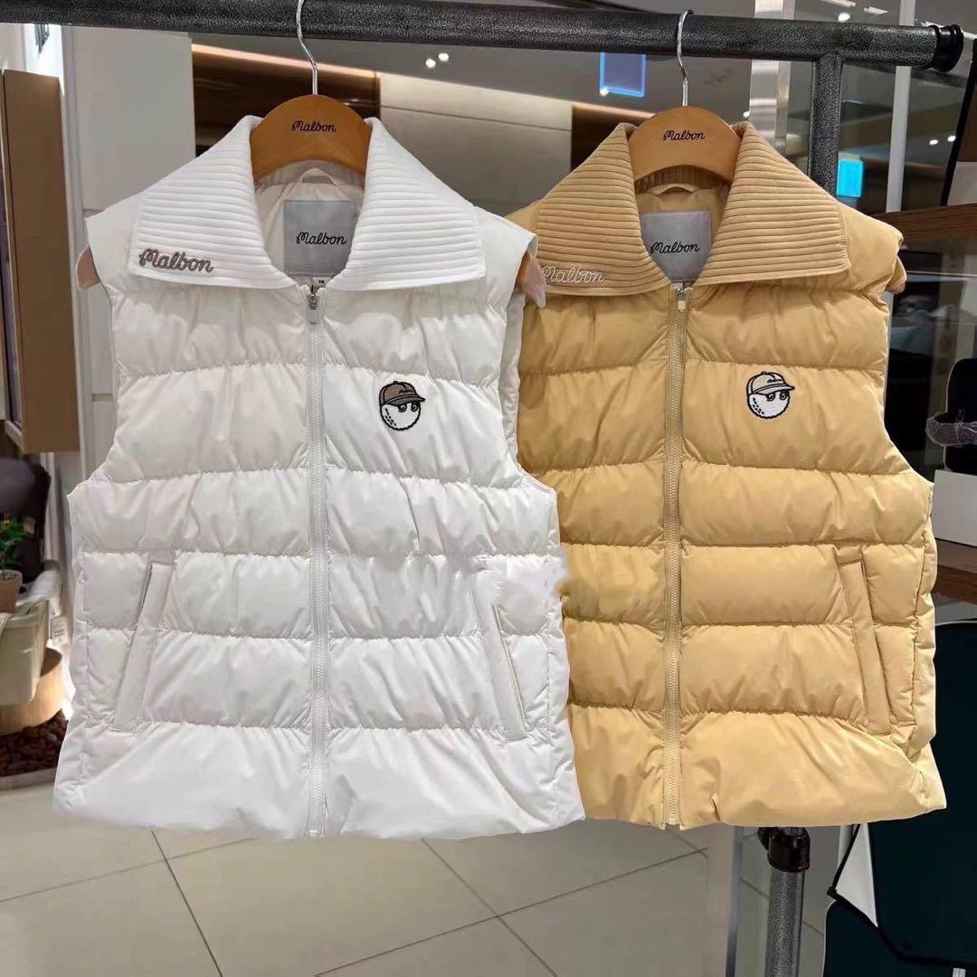 MALBON マルボンゴルフウェア トップス ノースリーブ ダウンベスト