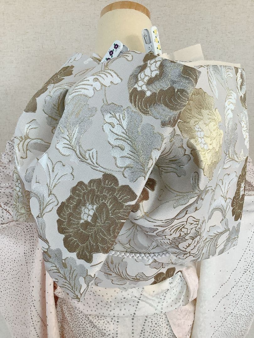 なつみみ　なつき振袖フルセット　ピンクと白　振袖フルセット