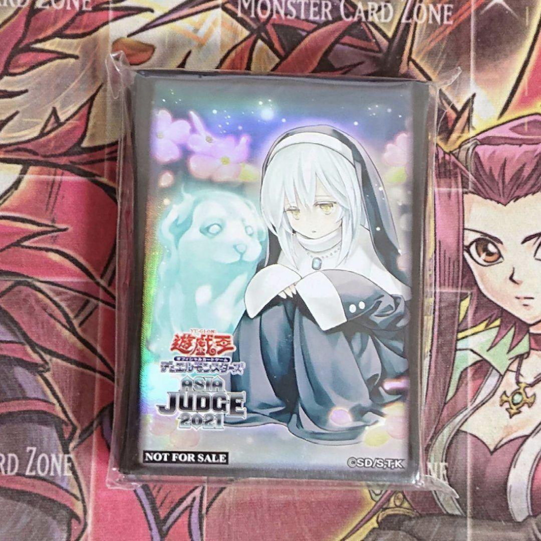 【超希少・未開封】遊戯王 公式 儚無みずき スリーブ アジア版 Judge