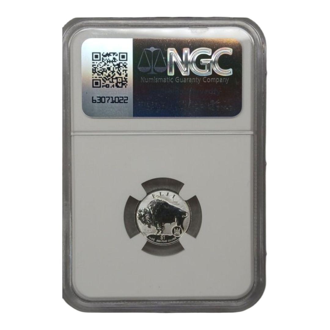 REVERSE PF70リバースプルーフNGC　2023年 バッファロー 銀貨