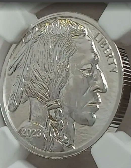 REVERSE PF70リバースプルーフNGC　2023年 バッファロー 銀貨