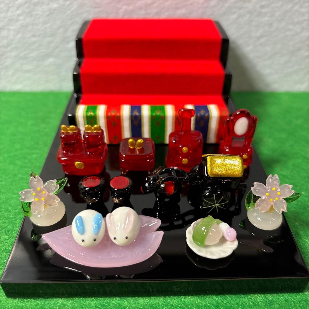 kiyomina　ガラス細工　ミニチュア