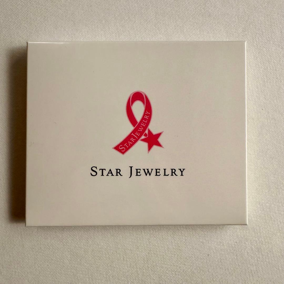 【美品】STAR JEWELRY スタージュエリー K18YG ハート ピアス