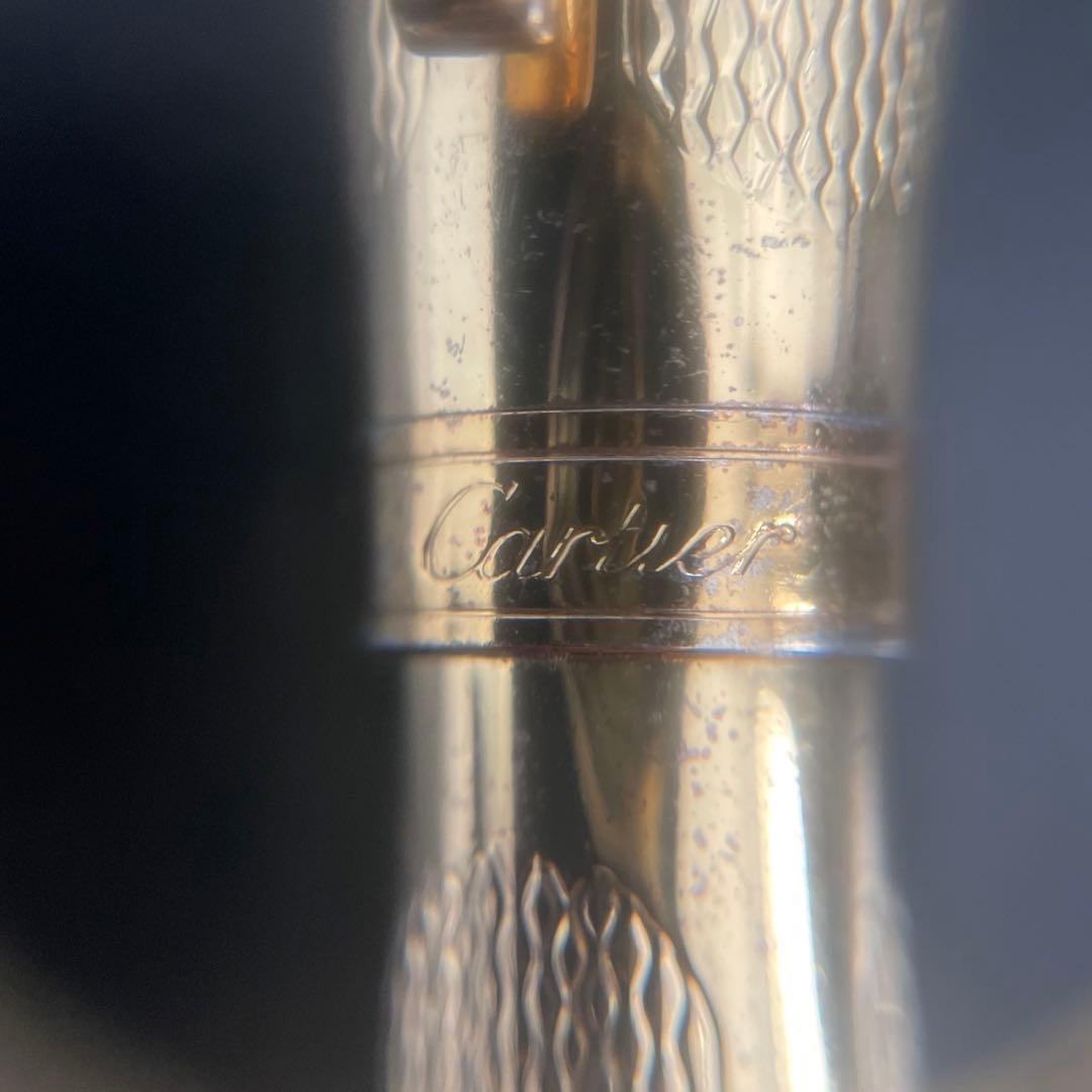 Cartier カルティエ　ツイスト式ボールペン　ゴールドカラー　筆記確認済み