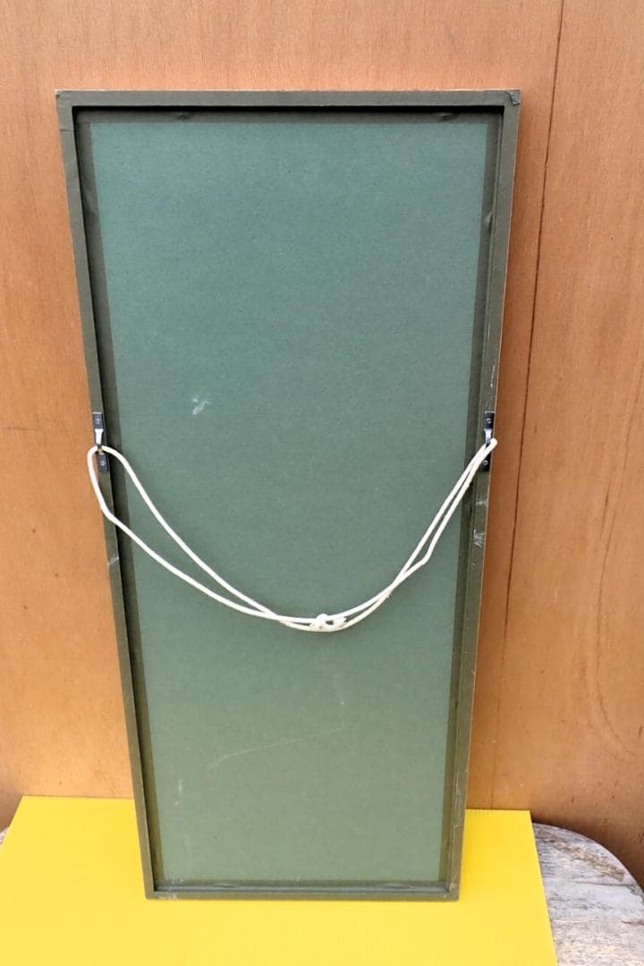 署名・落款あり 書道作品「春之神」「遅れてくる天使」 額装 書 掛け軸風