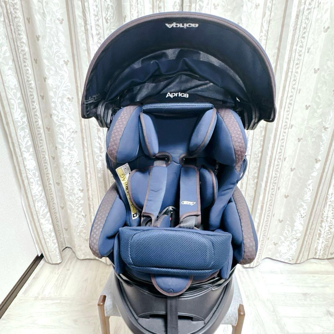 【美品】ISOFIX アップリカ チャイルドシート フラディアグロウ ネイビー