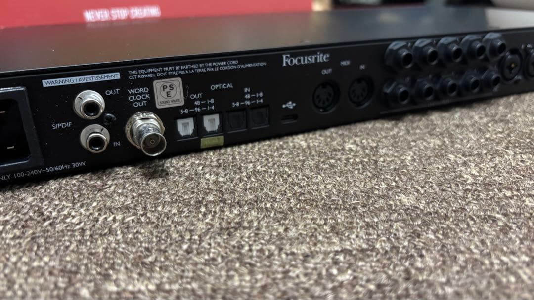 Focusrite Scarlett 18i20 (gen.3)USBオーディオ