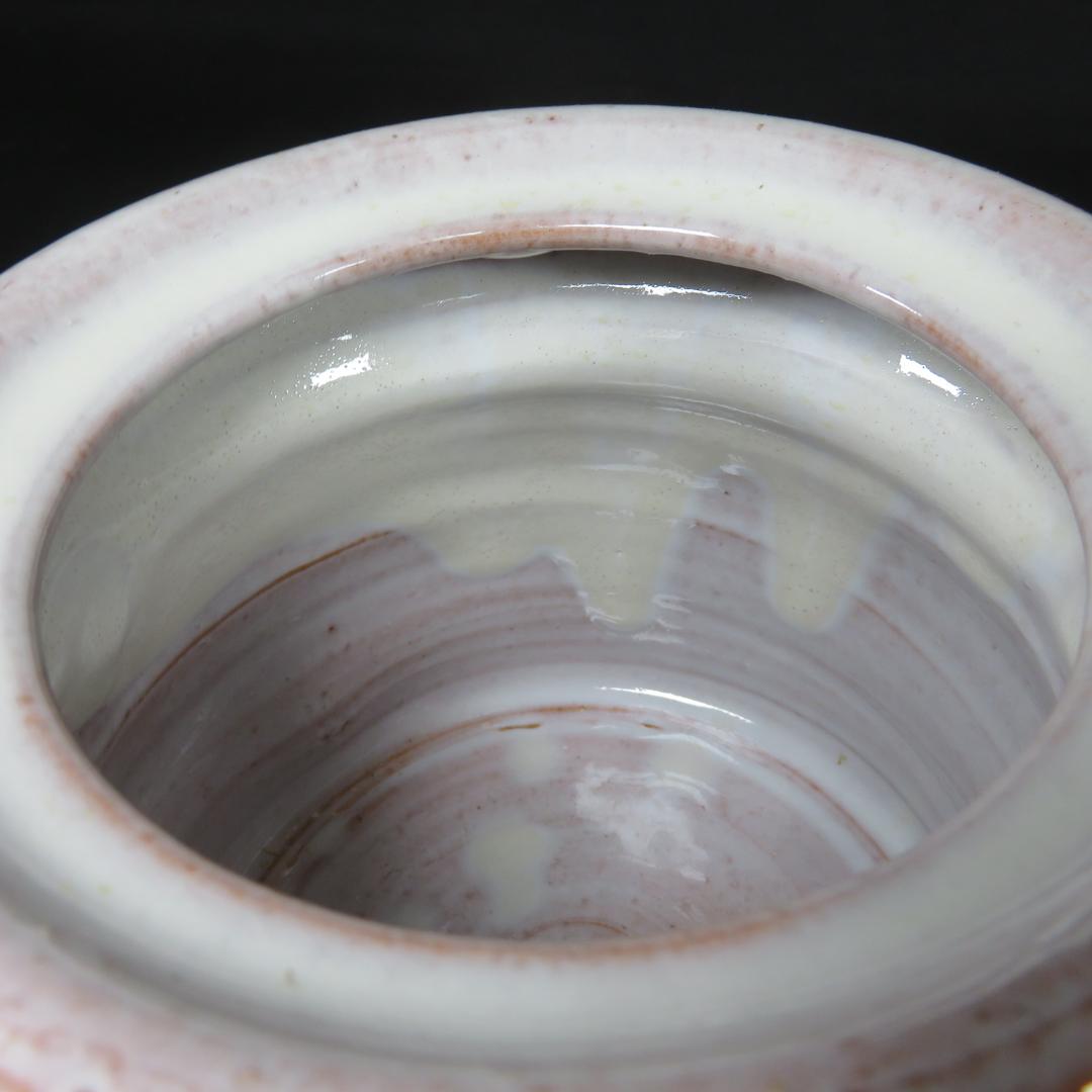 萩焼 水指 金子信彦 共箱 木箱 美品 茶道具