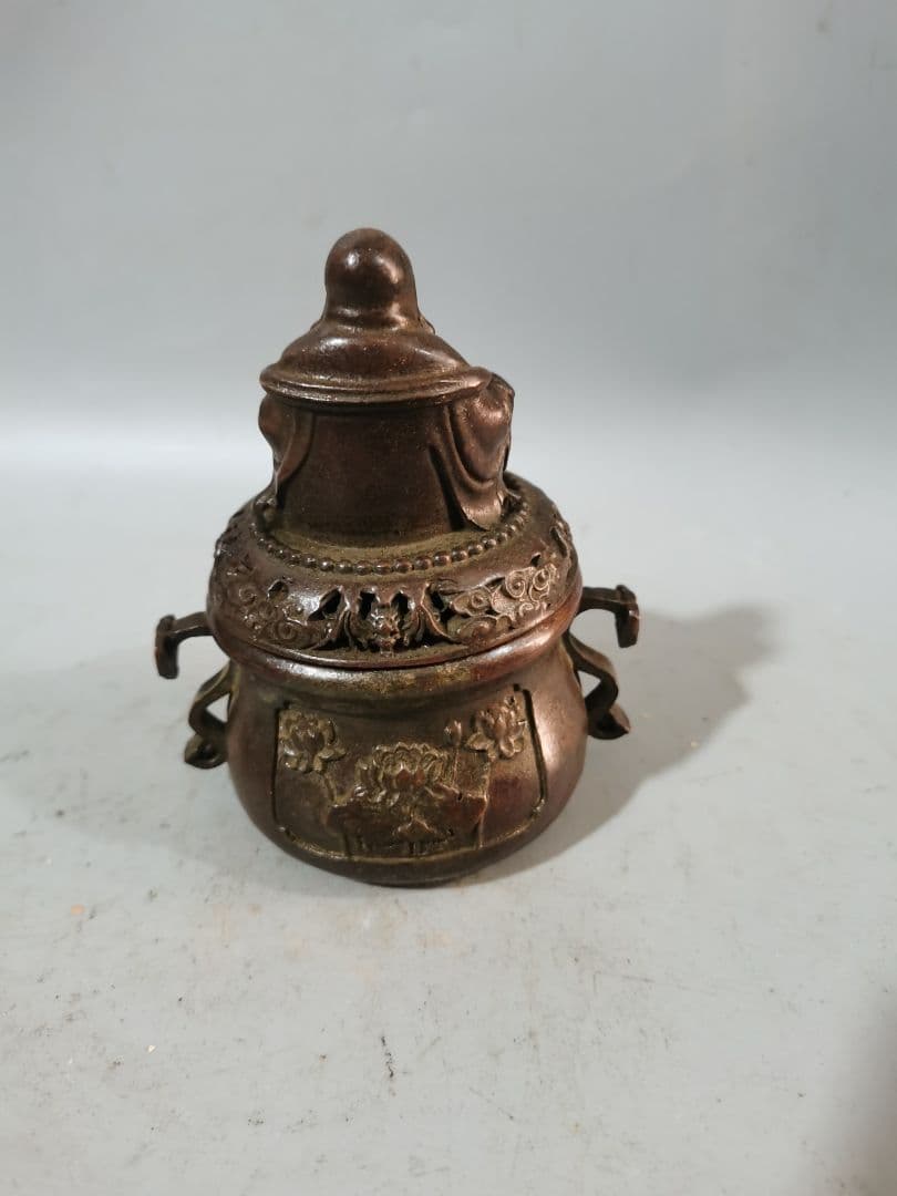 弥勒仏の両耳 香炉 装飾品 工芸品美術品 置物