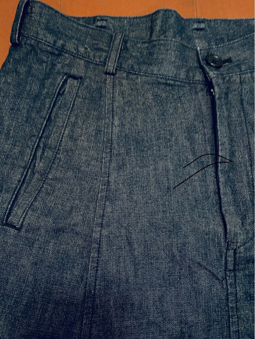 美品コムデギャルソデニム サルエルパンツ