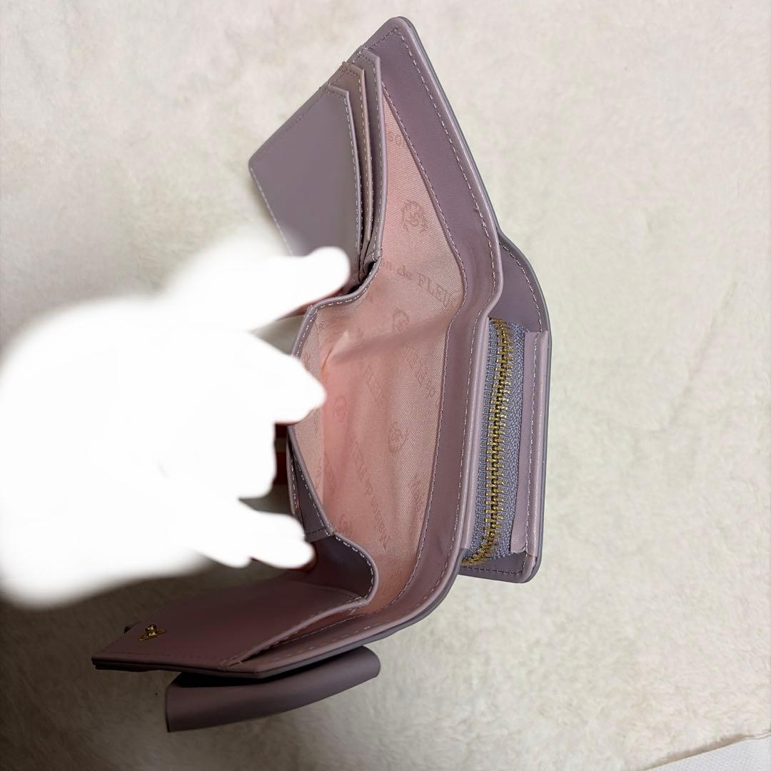 Maison de FLEUR リボン三つ折り財布