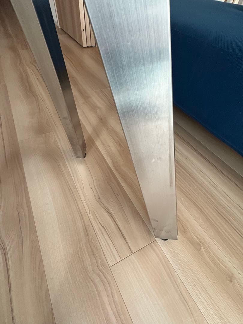 kanademono カフェテーブル　ステンレス脚　カナデモノ