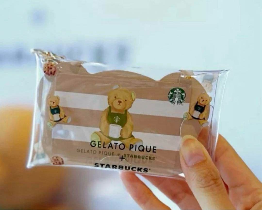 スタバ　ジェラピケ　カードケース　マルチケース