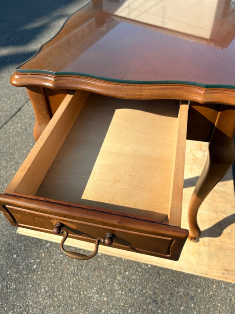 maruni　マルニ　マキシマム　サイドテーブル　昭和レトロ　猫脚　f936