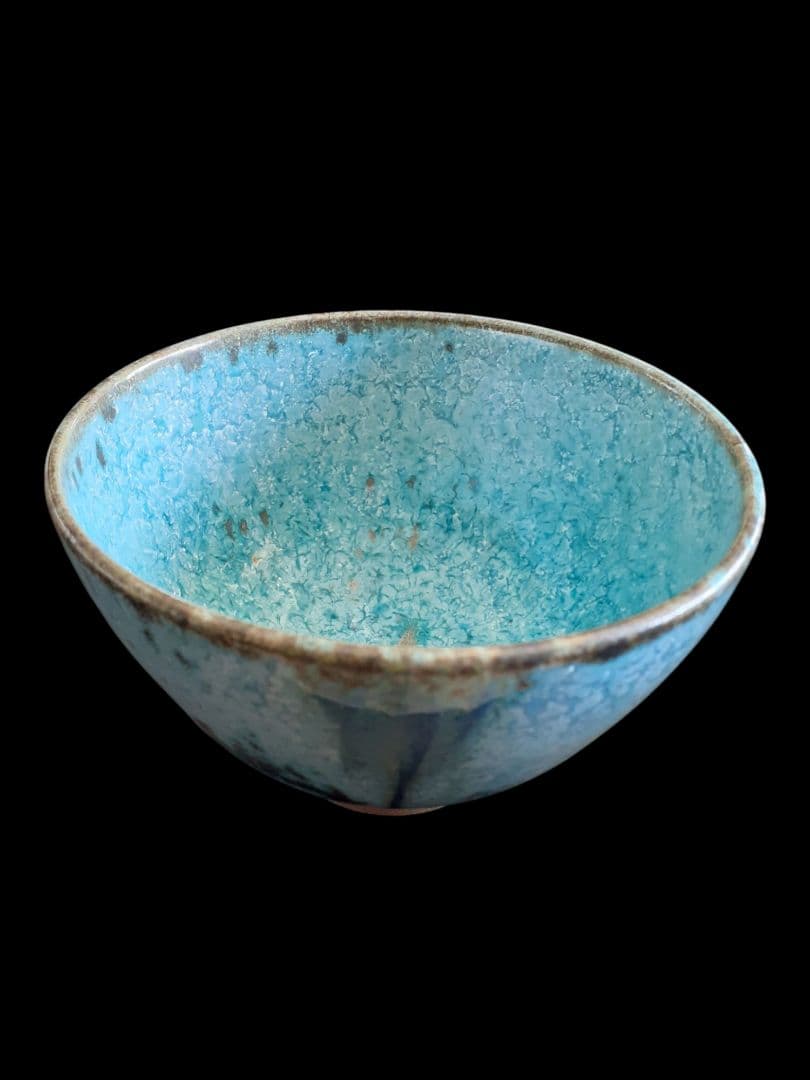 中尾哲彰作　春銀河　茶碗