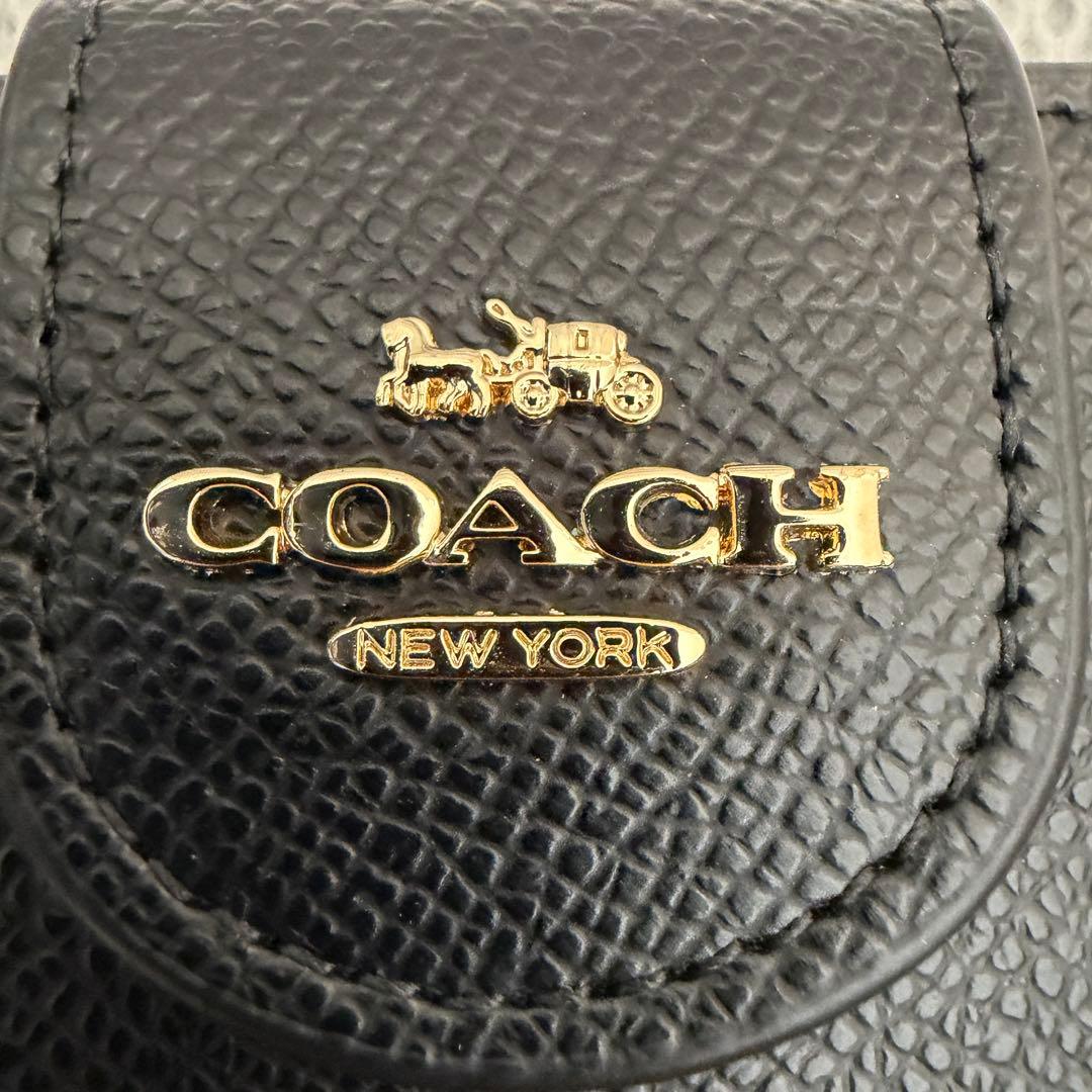 リ*マ様 コーチ COACH ミディアムコーナージップウォレット 6390 ブラ