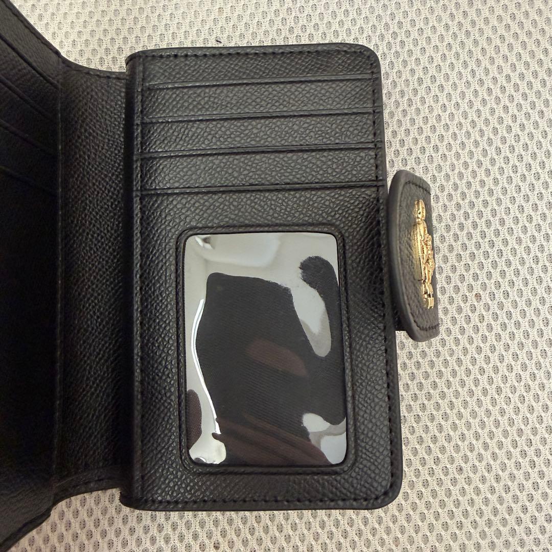 リ*マ様 コーチ COACH ミディアムコーナージップウォレット 6390 ブラ