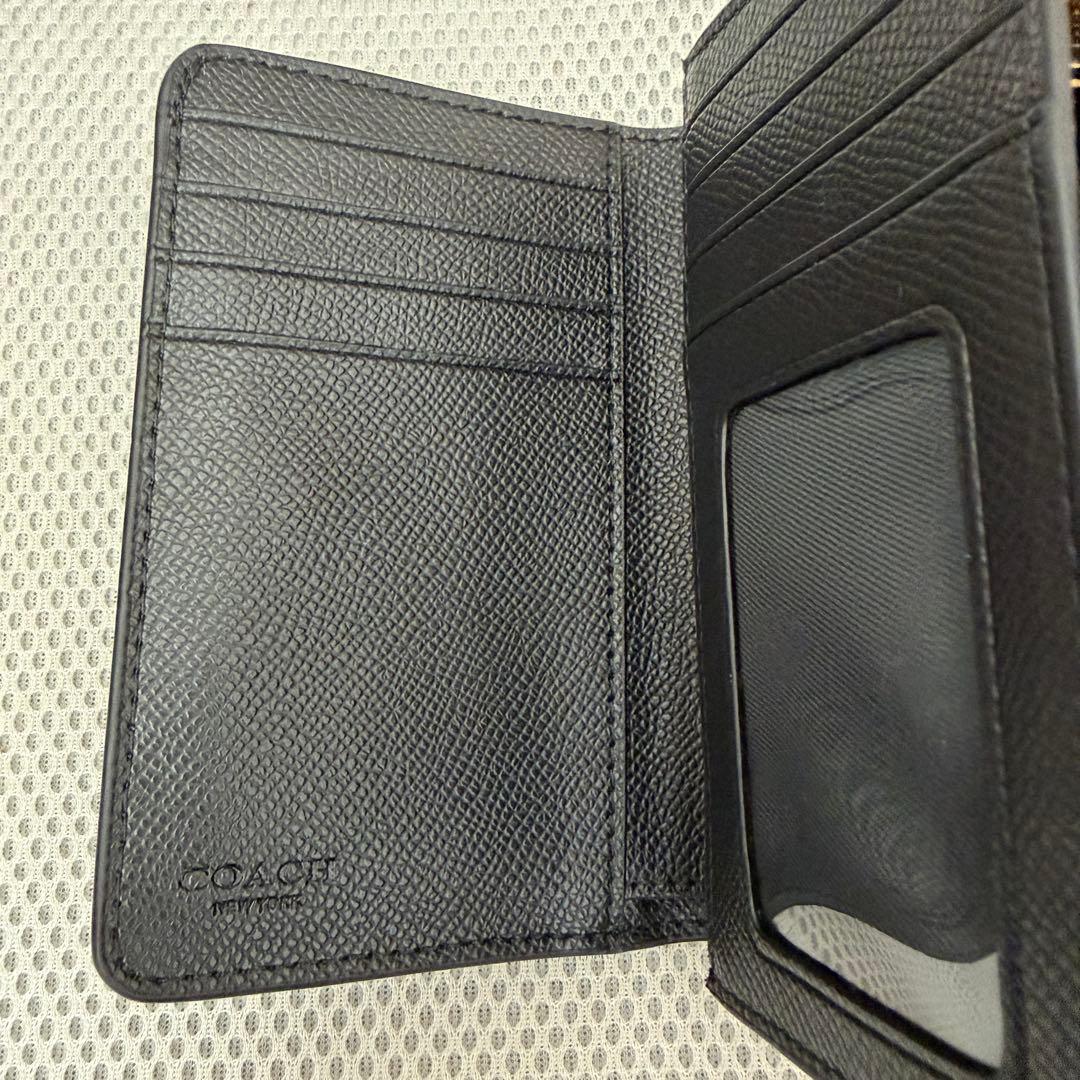 リ*マ様 コーチ COACH ミディアムコーナージップウォレット 6390 ブラ