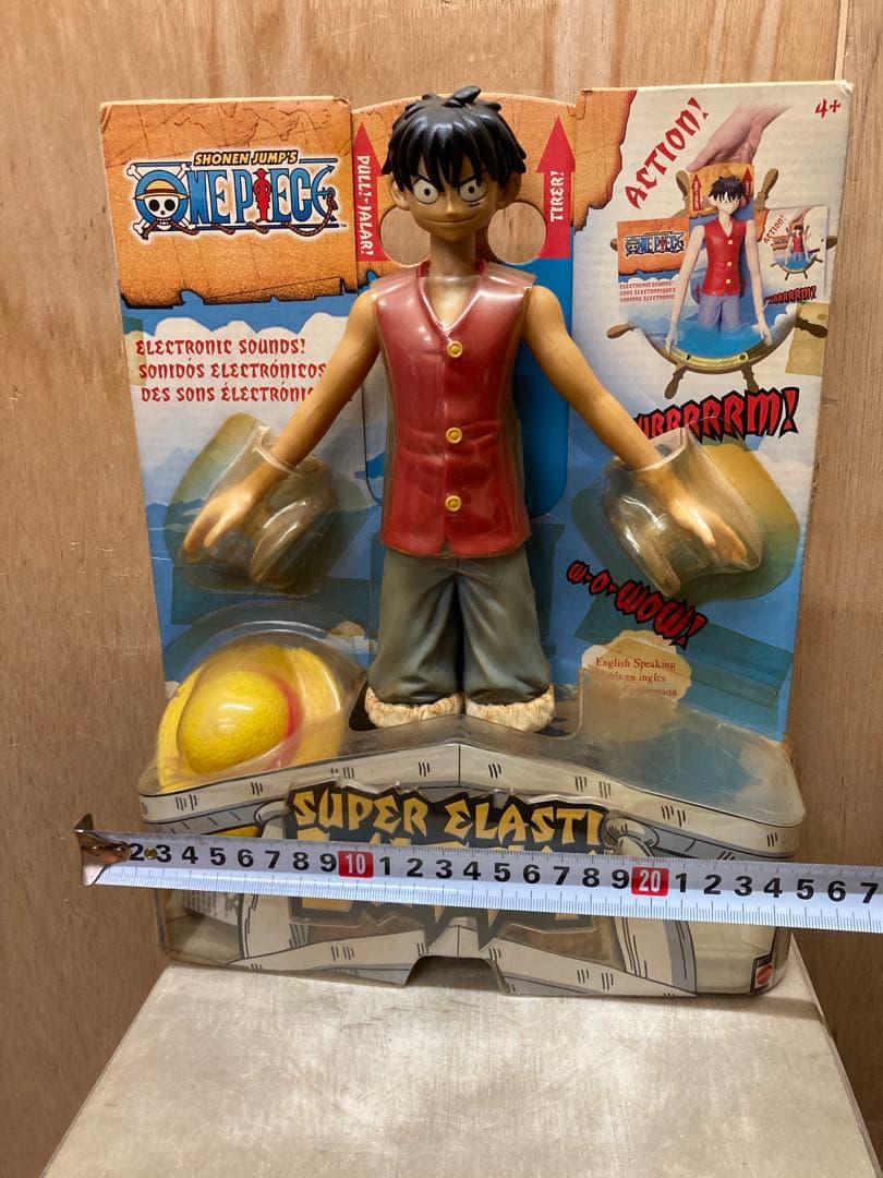 激レア入手困難 海外SUPER ELASTI LUFFY フィギュア マテル社