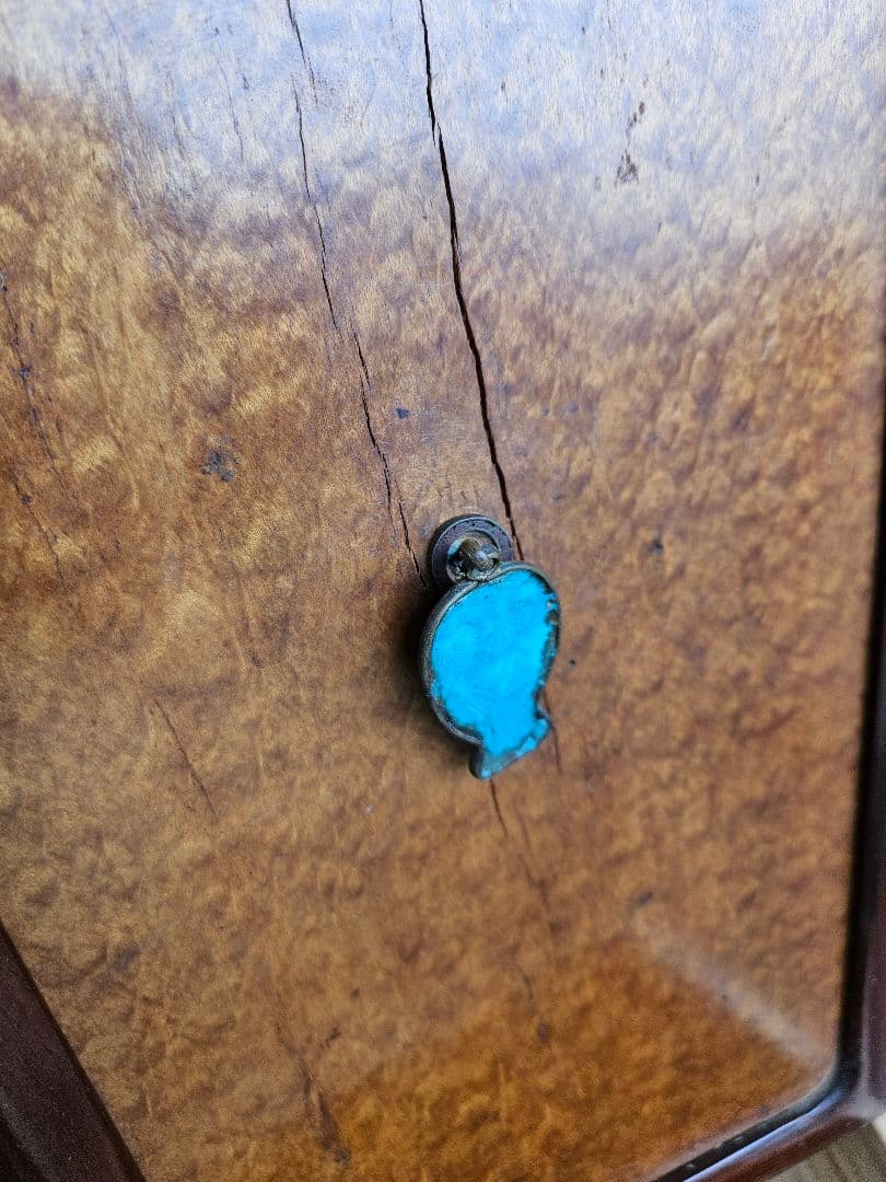 japan vintage 水屋箪笥 茶箪笥 飾り棚 杢目 木製 無垢材 和家具