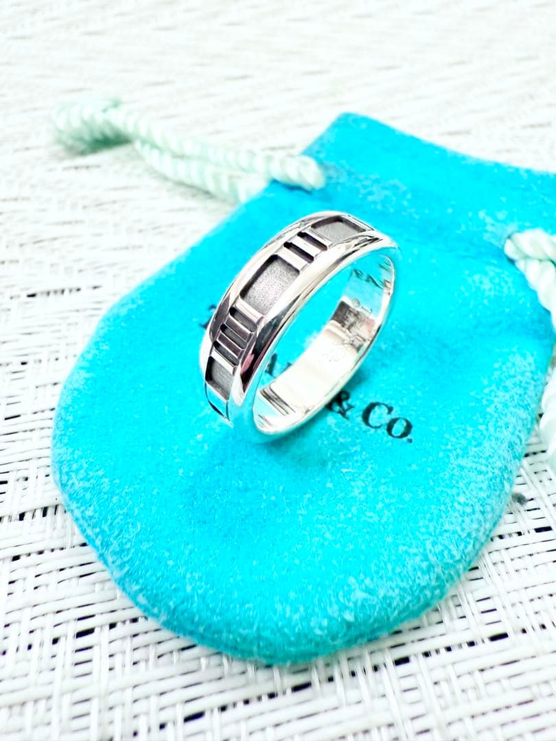 ティファニー　アトラス　指輪　リング　20号　研磨仕上げ済み美品 925